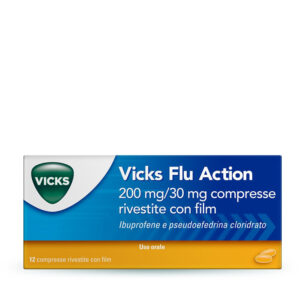 VICKS FLU ACTION 12 cpr riv 200 mg  30 mg