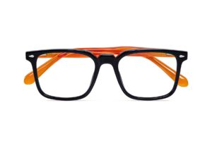 OCCHIALE DA LETTURA PREMONTATO TWINS GOLD TAHITI NERO-ARANCIONE +3,00 DIOTTRIE