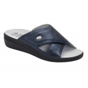 CALZATURA LEDEL LAMINATED SYNTHETIC W NAVY BLUE 35