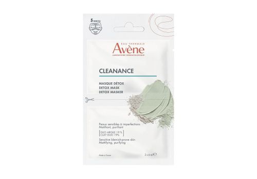 AVENE CLEANANCE MASCHERA DETOX 2 PEZZI DA 6 ML