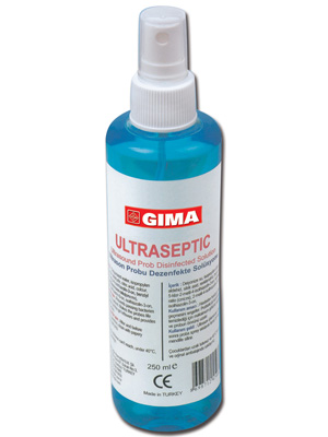 DETERGENTE SPRAY PER RIMOZIONE DI RESIDUI DI GEL DALLA SONDAULTRASEPTIC 250 ML