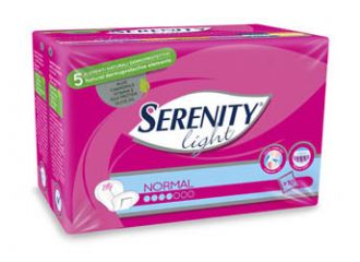 ASSORBENTE PER INCONTINENZA SERENITY ANATOMICO NORMAL 14 PEZZI
