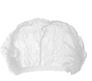 CUFFIA COPRICAPO TNT 15 GR TAGLIA UNICA BIANCO 100 PEZZI