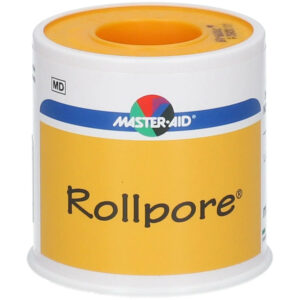 CEROTTO IN ROCCHETTO MASTER-AID ROLLPORE TESSUTO NON TESSUTO5X2,5