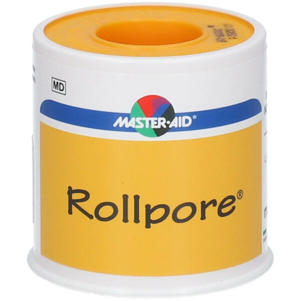 CEROTTO IN ROCCHETTO MASTER-AID ROLLPORE TESSUTO NON TESSUTO5X2,5