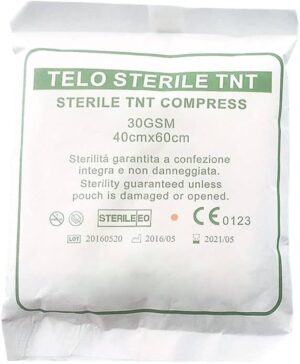 TELO IN TESSUTO NON TESSUTO ASSORBENTE STERILE MISURA 40X50