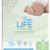 FREELIFE BY BEBECASH PANNOLINO MINI TAGLIA 2 3-6 KG GIROVITA30-48 CM 56 PEZZI